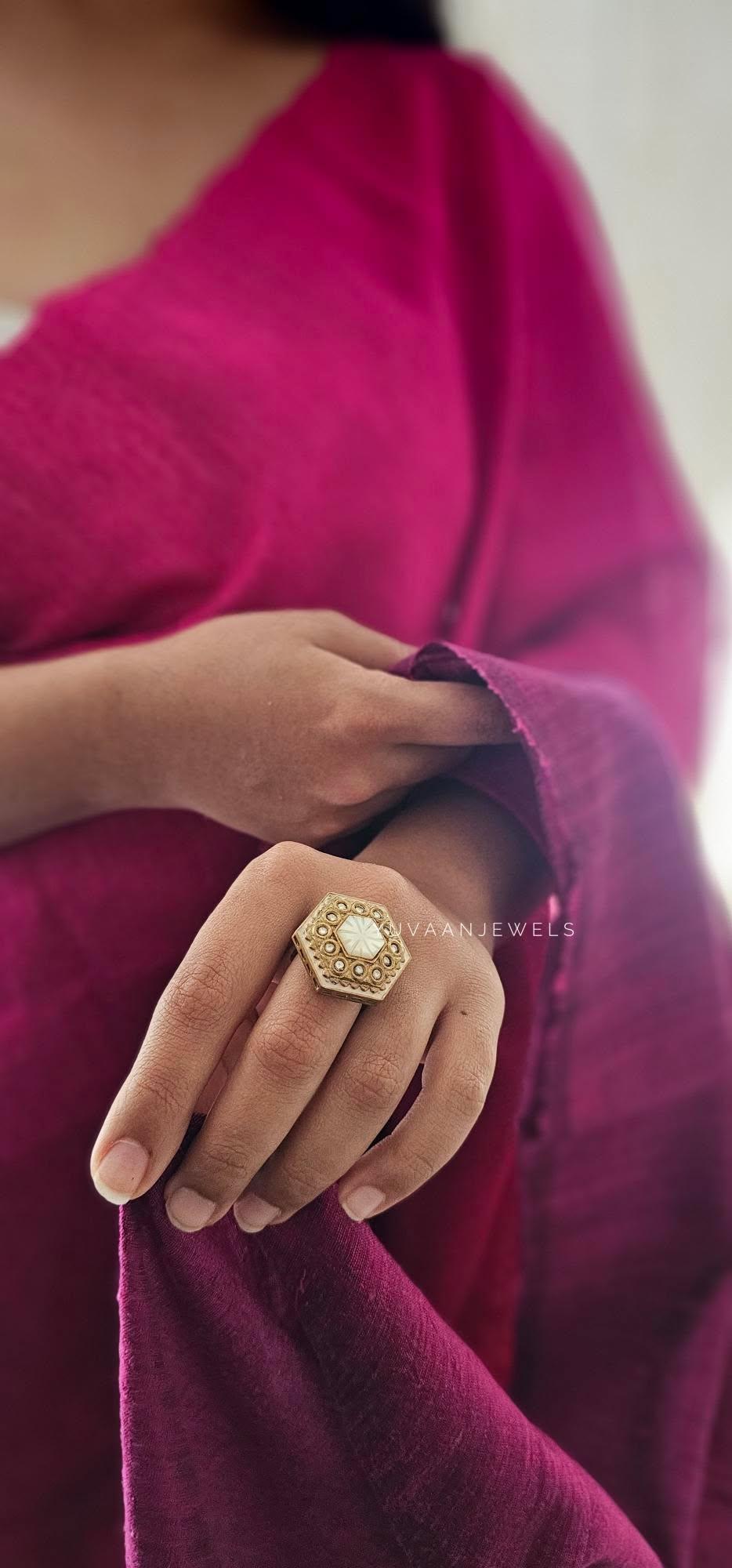 Lucine handcrafted ring Thumbnail