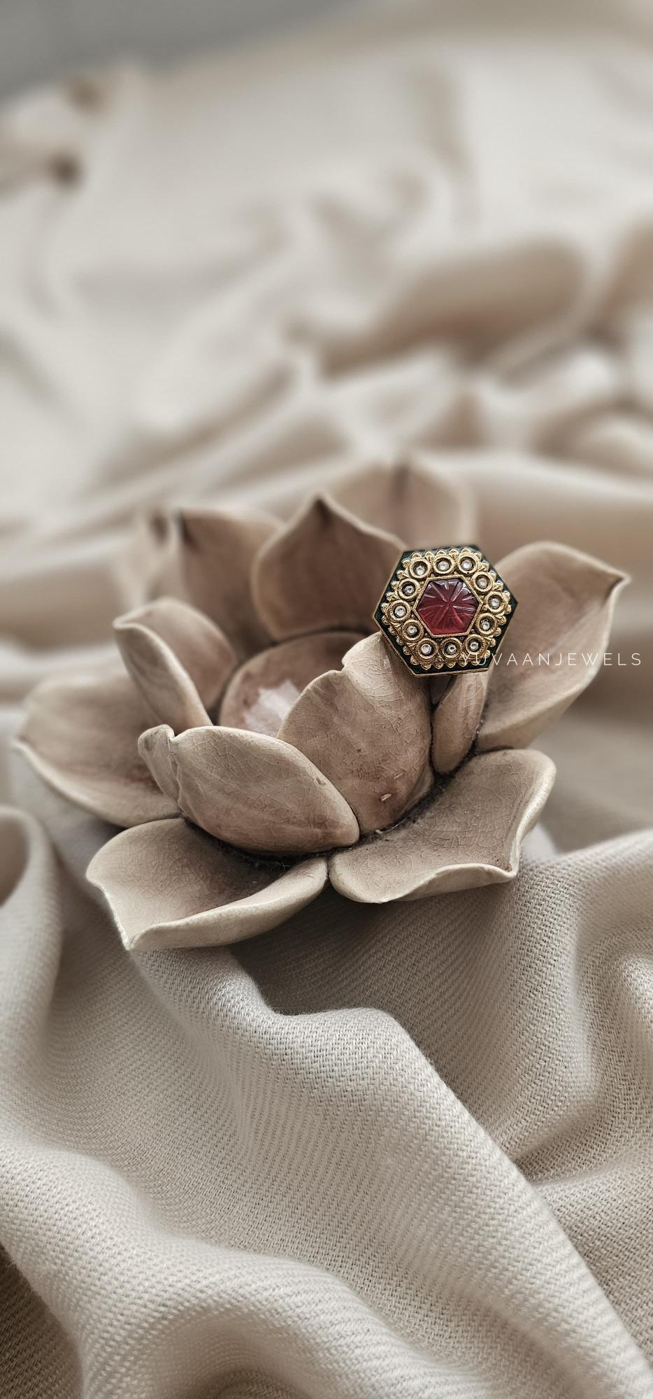 Lucine handcrafted ring Thumbnail