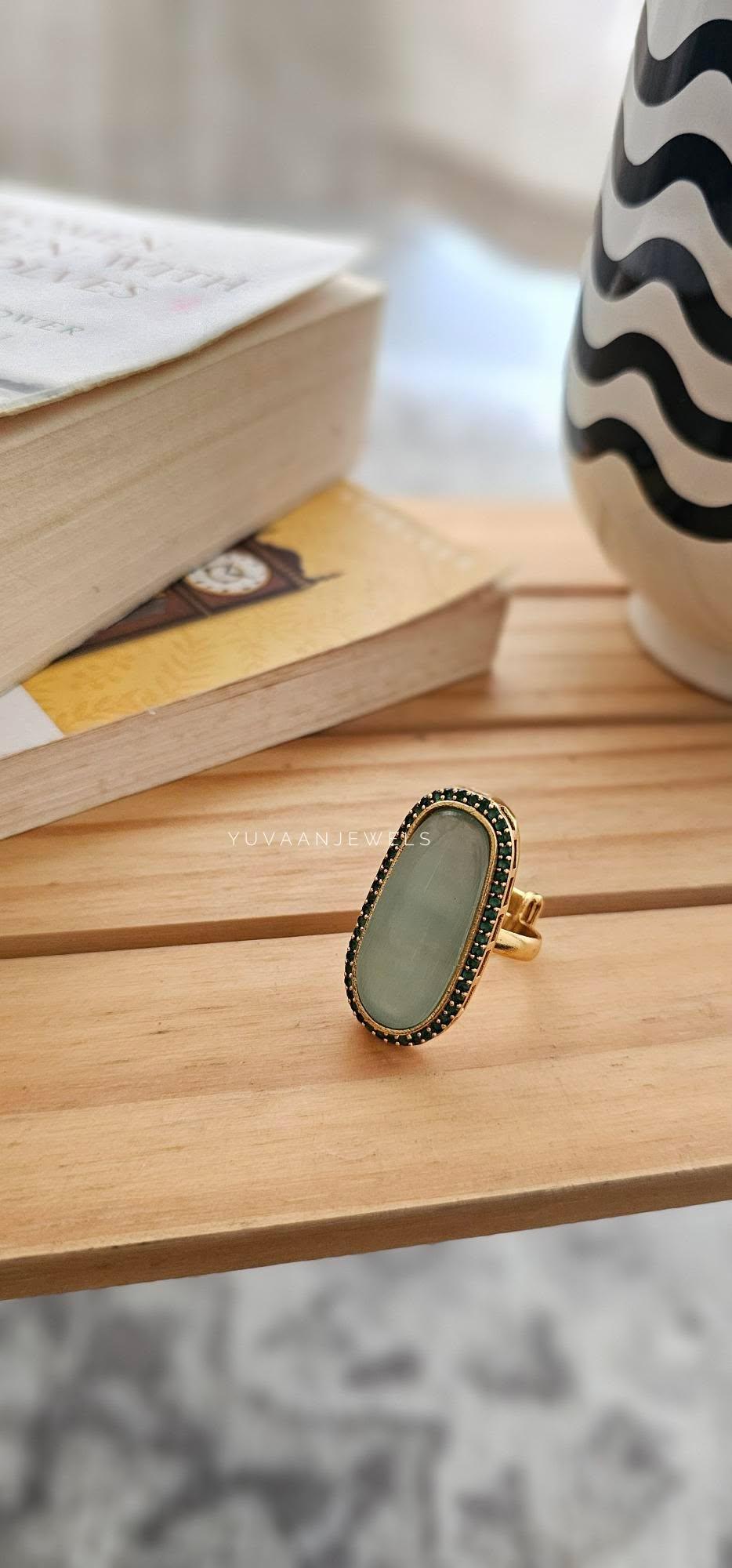 Roma semi-precious stone ring Thumbnail