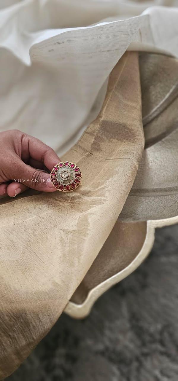 Mogra adjustable handcrafted ring Thumbnail