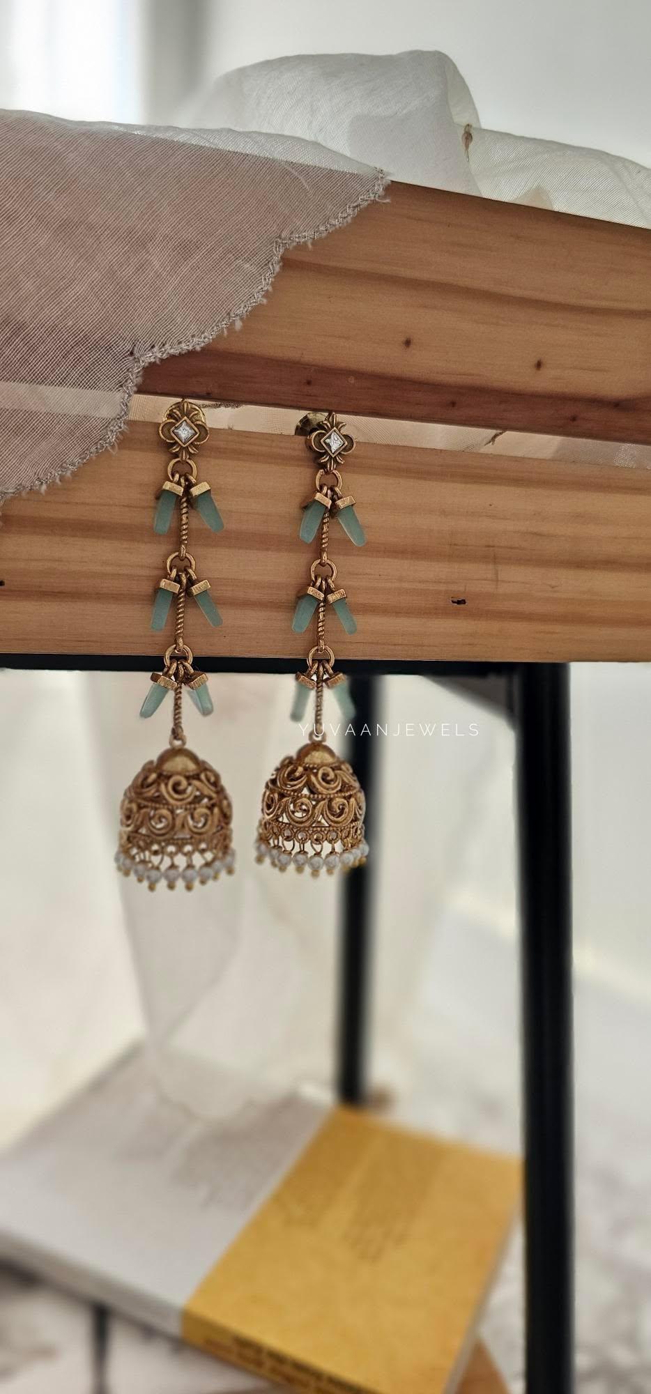 Jasmine handcrafted Jhumki Thumbnail