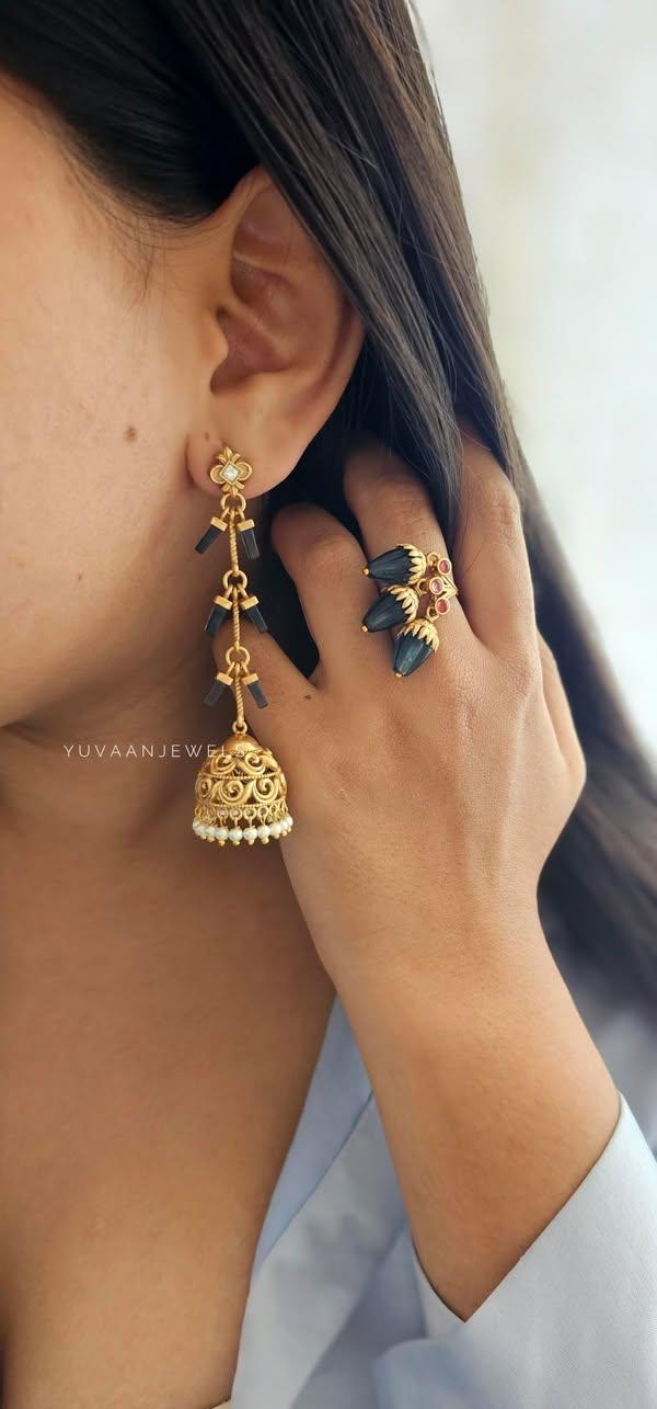 Jasmine handcrafted Jhumki Thumbnail