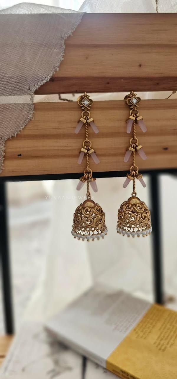 Jasmine handcrafted Jhumki Thumbnail