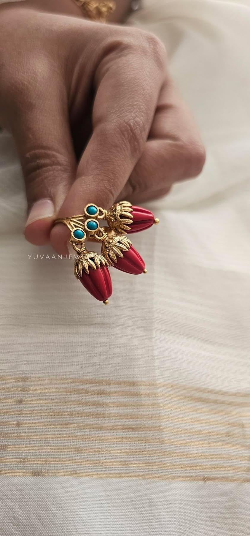 Jasmine handcrafted ring Thumbnail