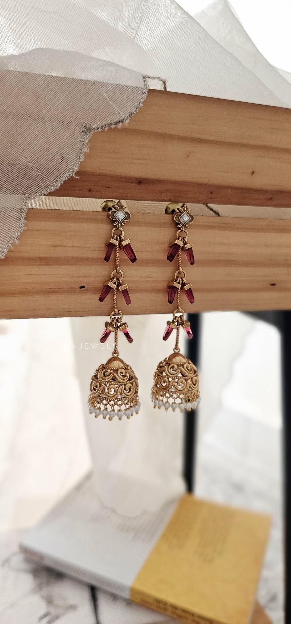 Jasmine handcrafted Jhumki Thumbnail