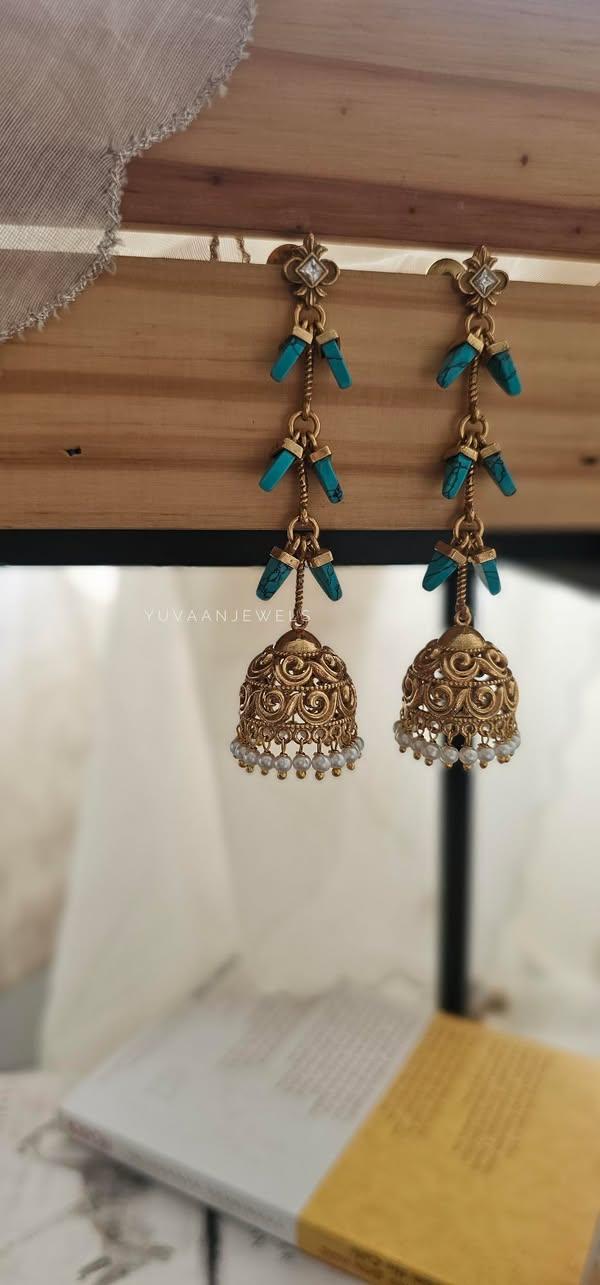 Jasmine handcrafted Jhumki Thumbnail