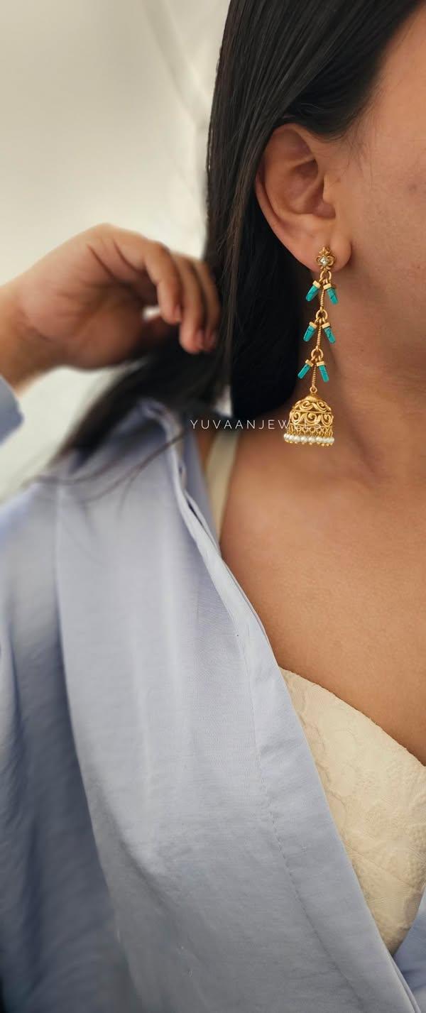 Jasmine handcrafted Jhumki Thumbnail