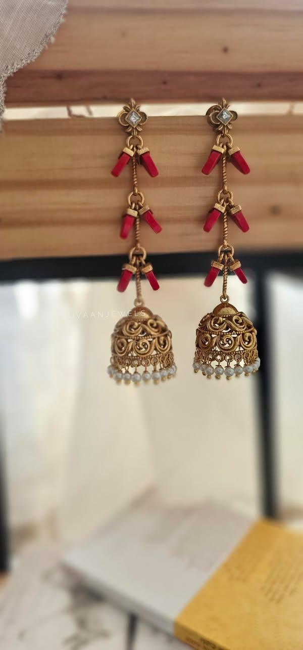 Jasmine handcrafted Jhumki Thumbnail