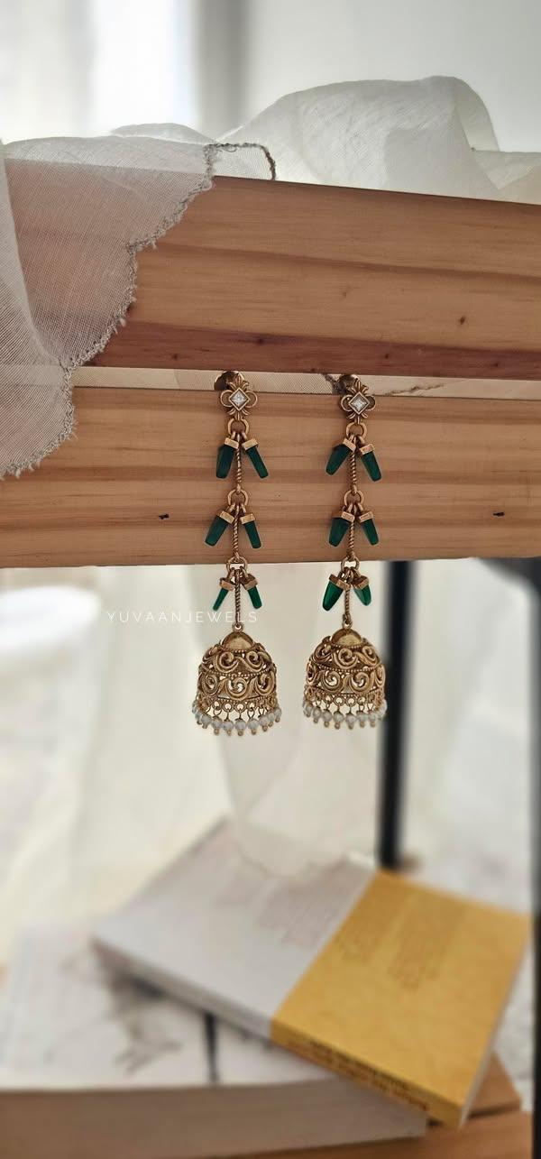 Jasmine handcrafted Jhumki Thumbnail