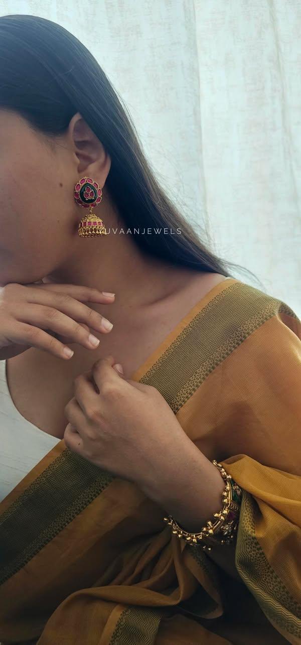 Viella handcrafted jhumki Thumbnail