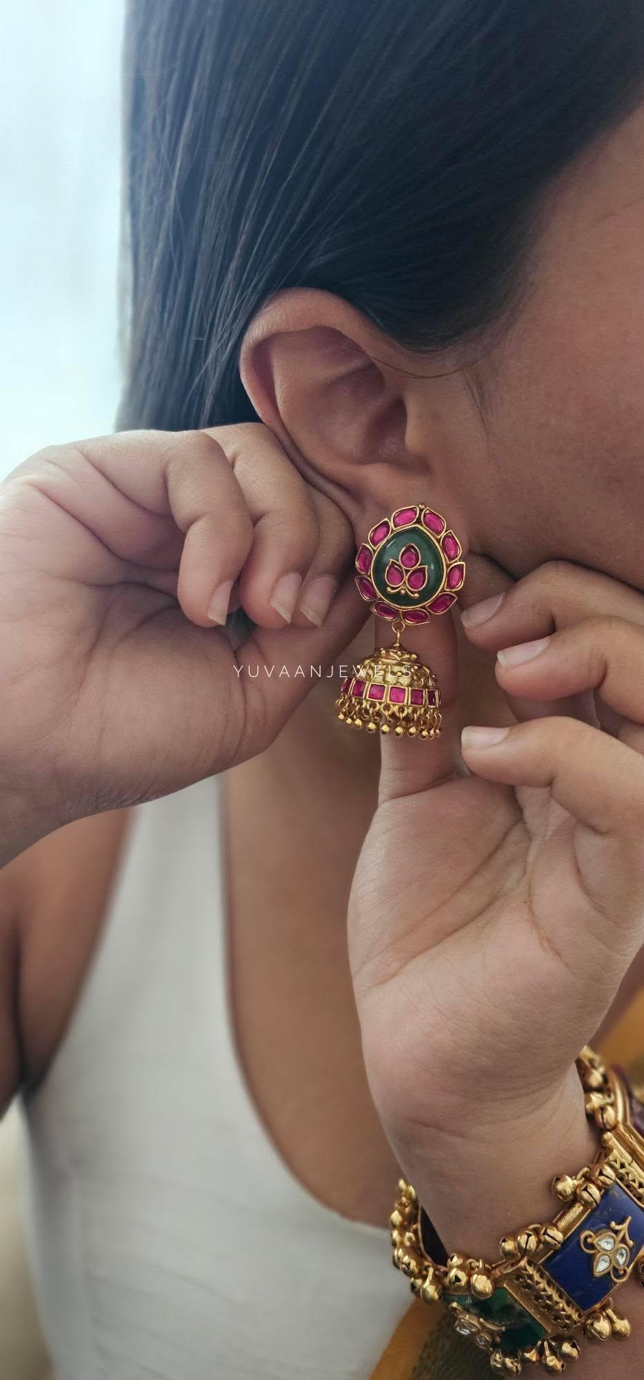 Viella handcrafted jhumki Thumbnail