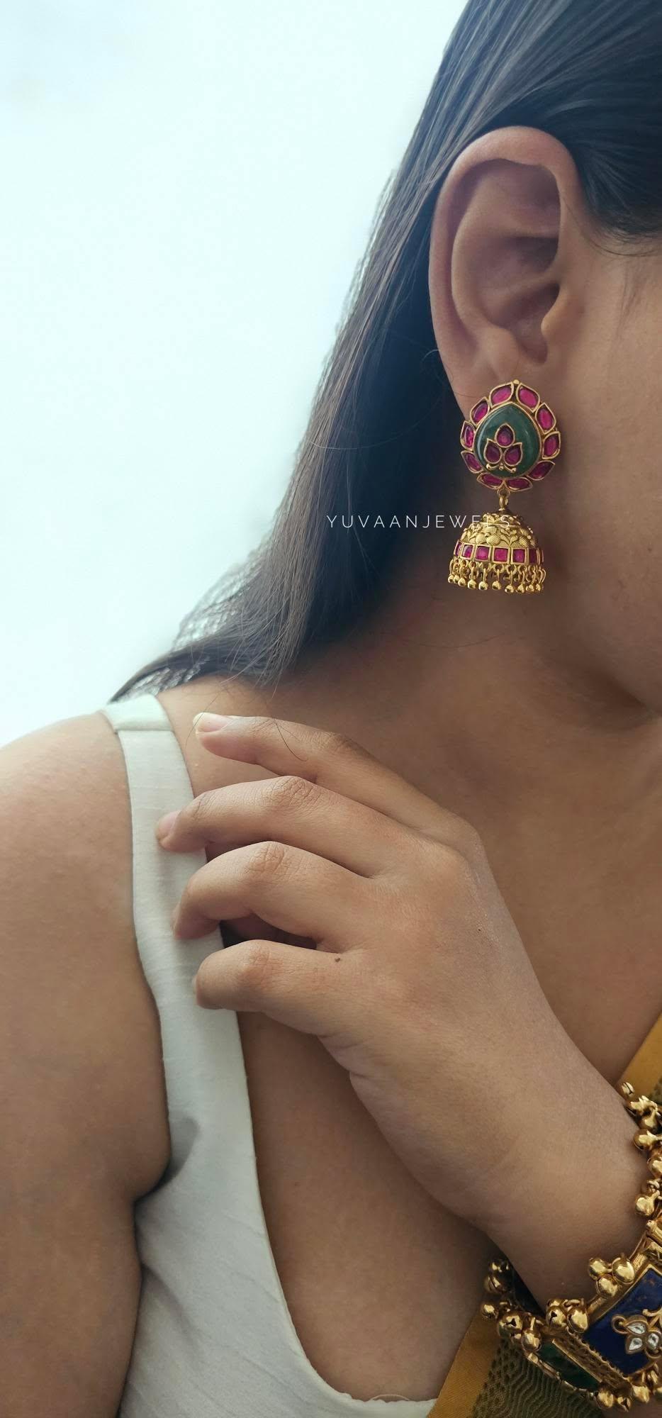 Viella handcrafted jhumki Thumbnail