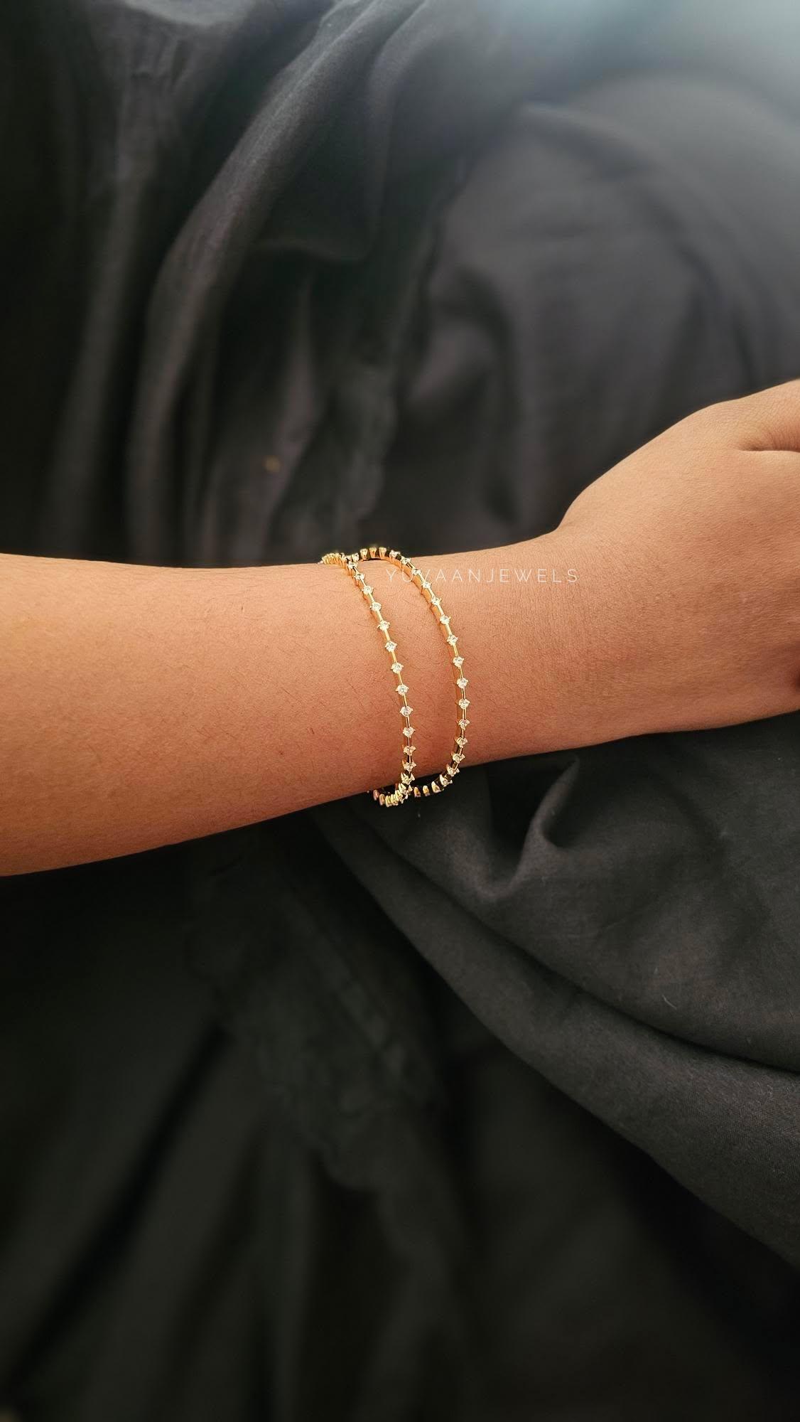 Drishti gold bangles Thumbnail