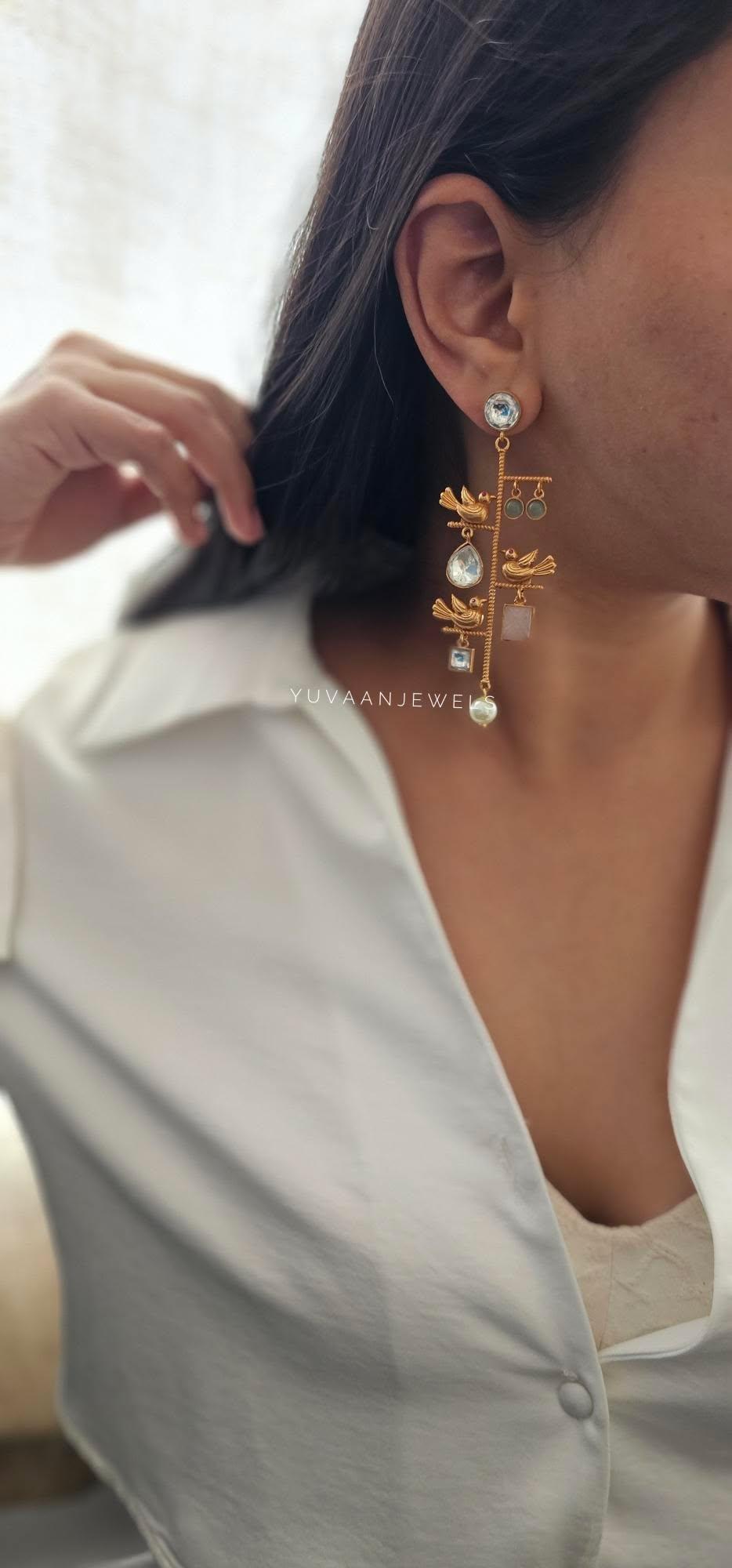 Jazz handcrafted earrings Thumbnail