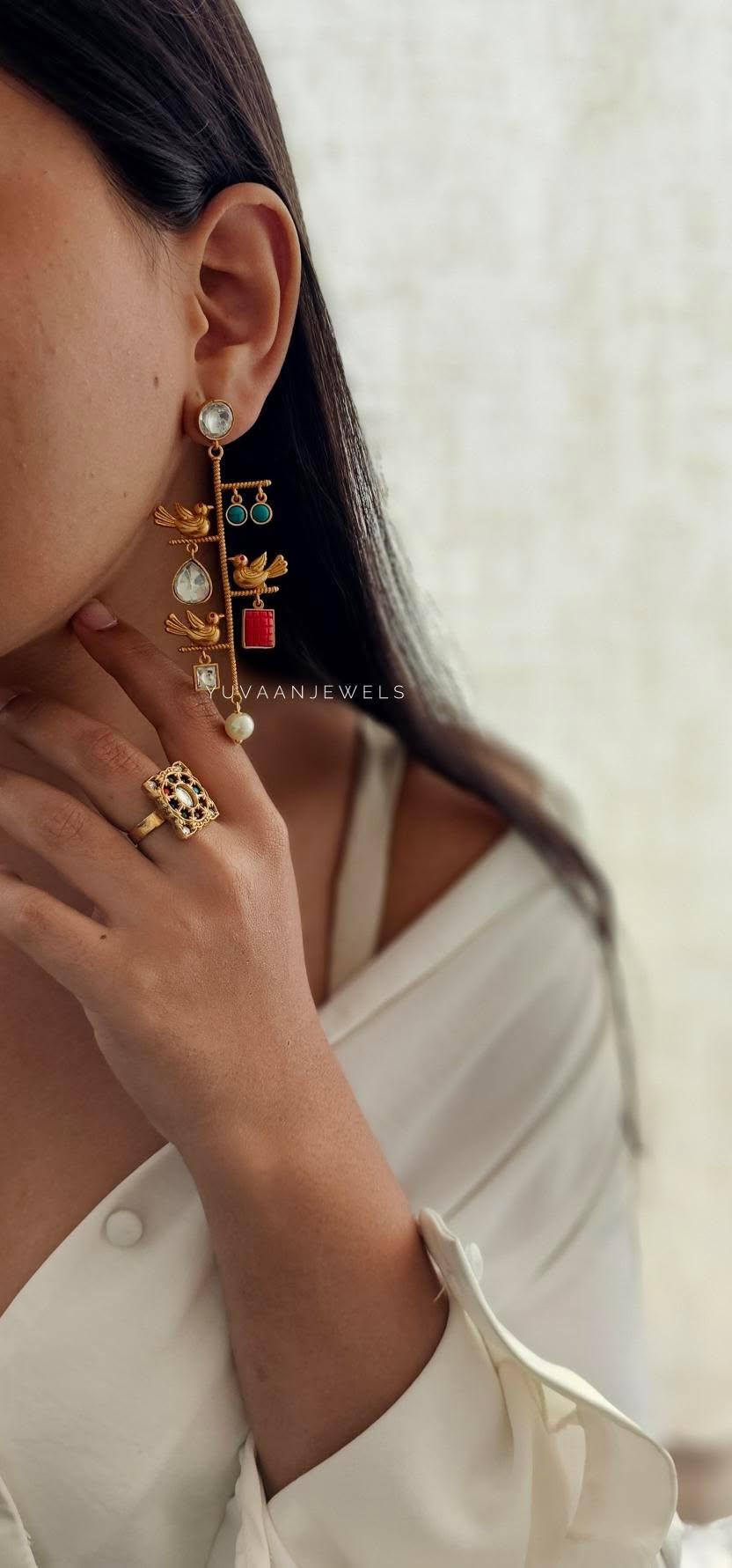 Jazz handcrafted earrings Thumbnail