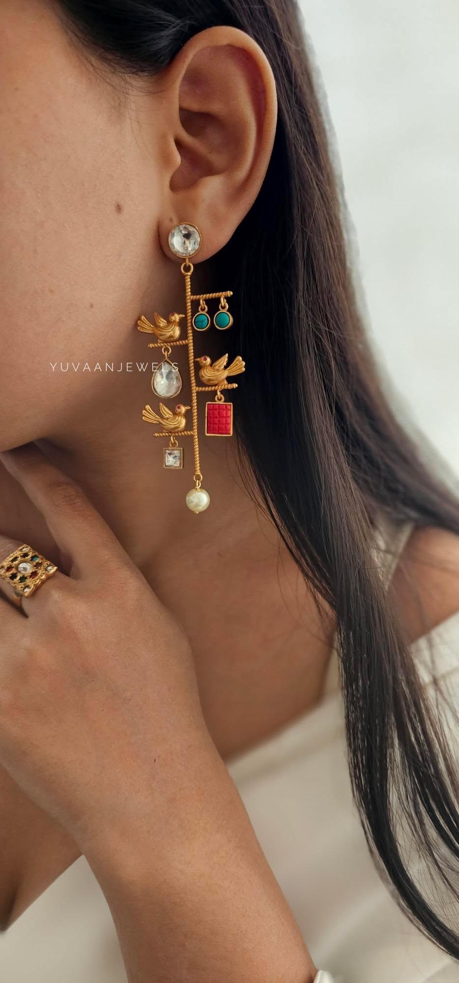 Jazz handcrafted earrings Thumbnail