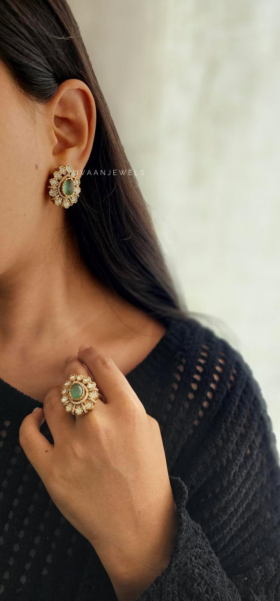 Yara polki studs Thumbnail
