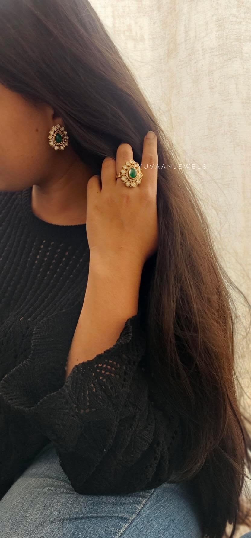 Yara polki studs Thumbnail