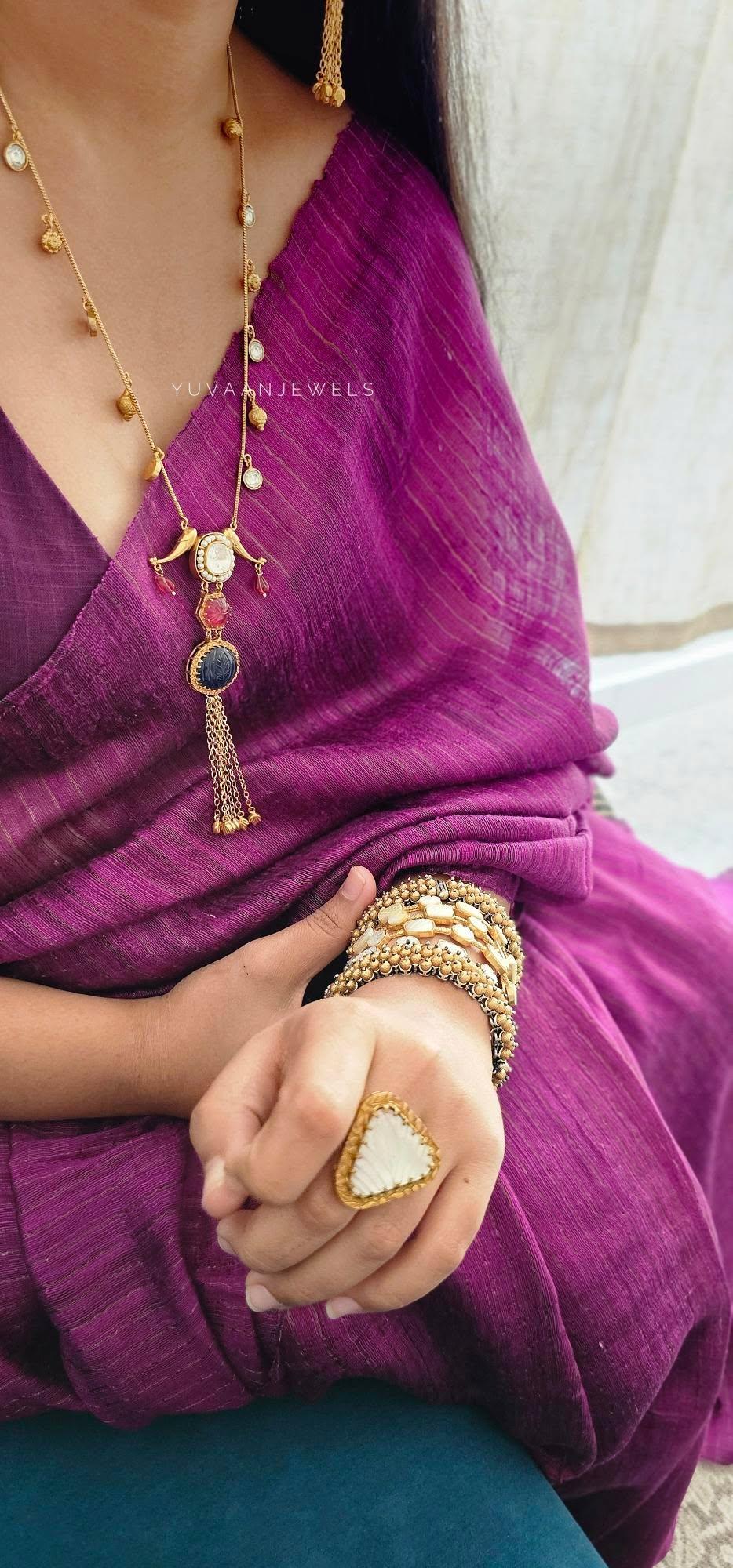 Nilaya handcrafted necklace Thumbnail