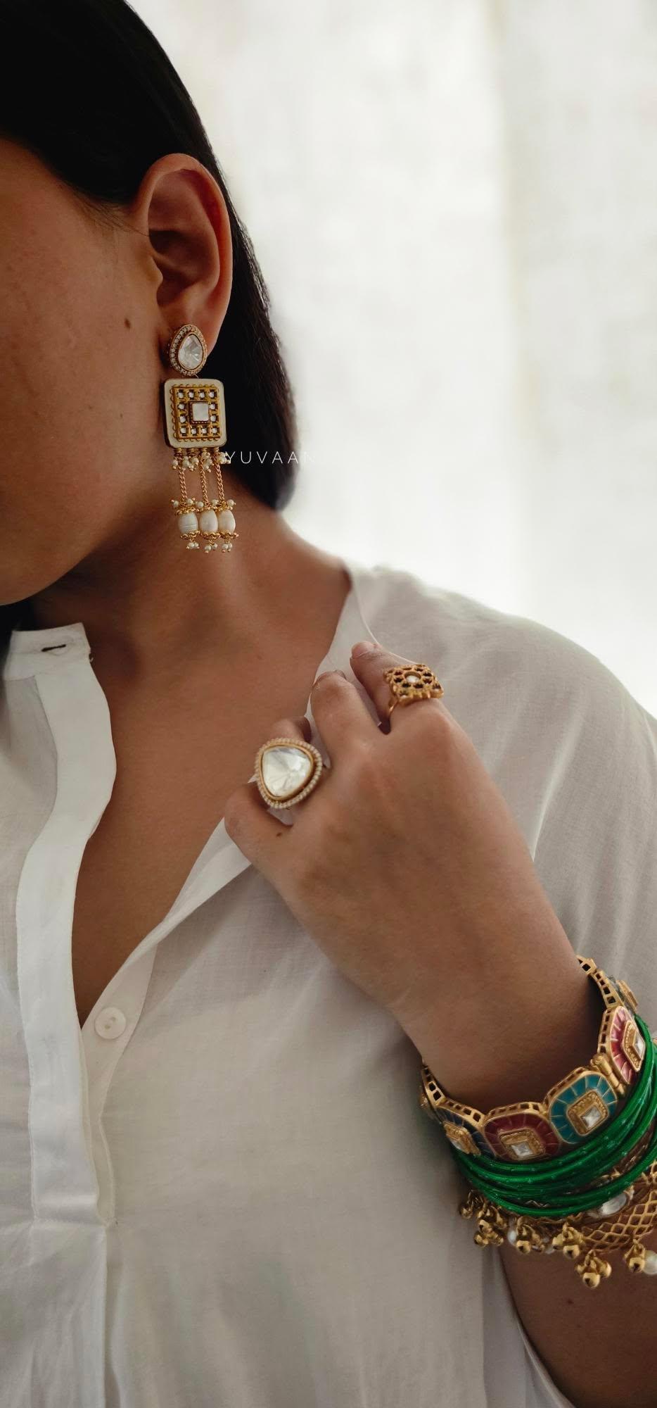 Chitra handcrafted earrings Thumbnail