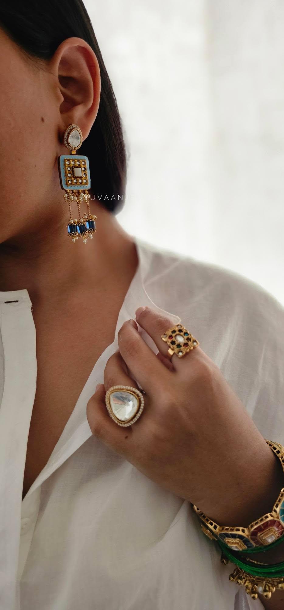 Chitra handcrafted earrings Thumbnail