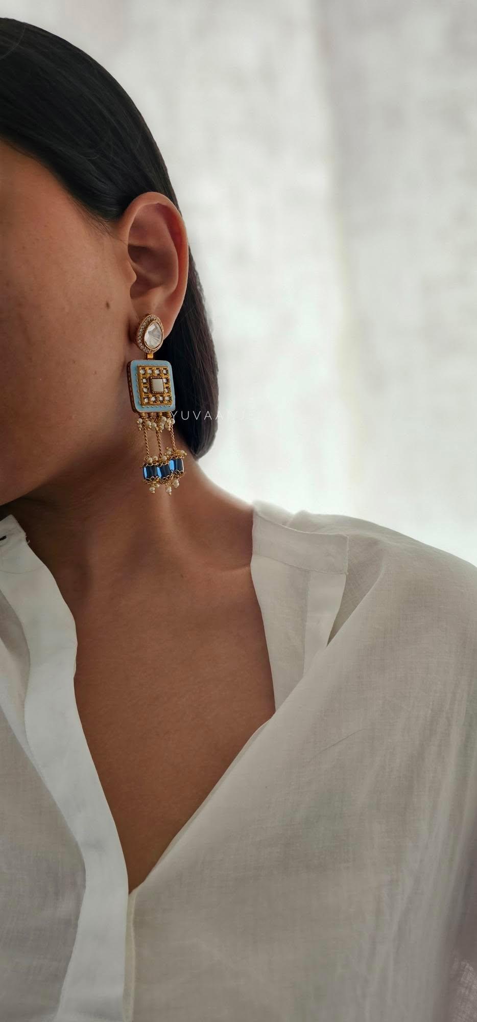 Chitra handcrafted earrings Thumbnail