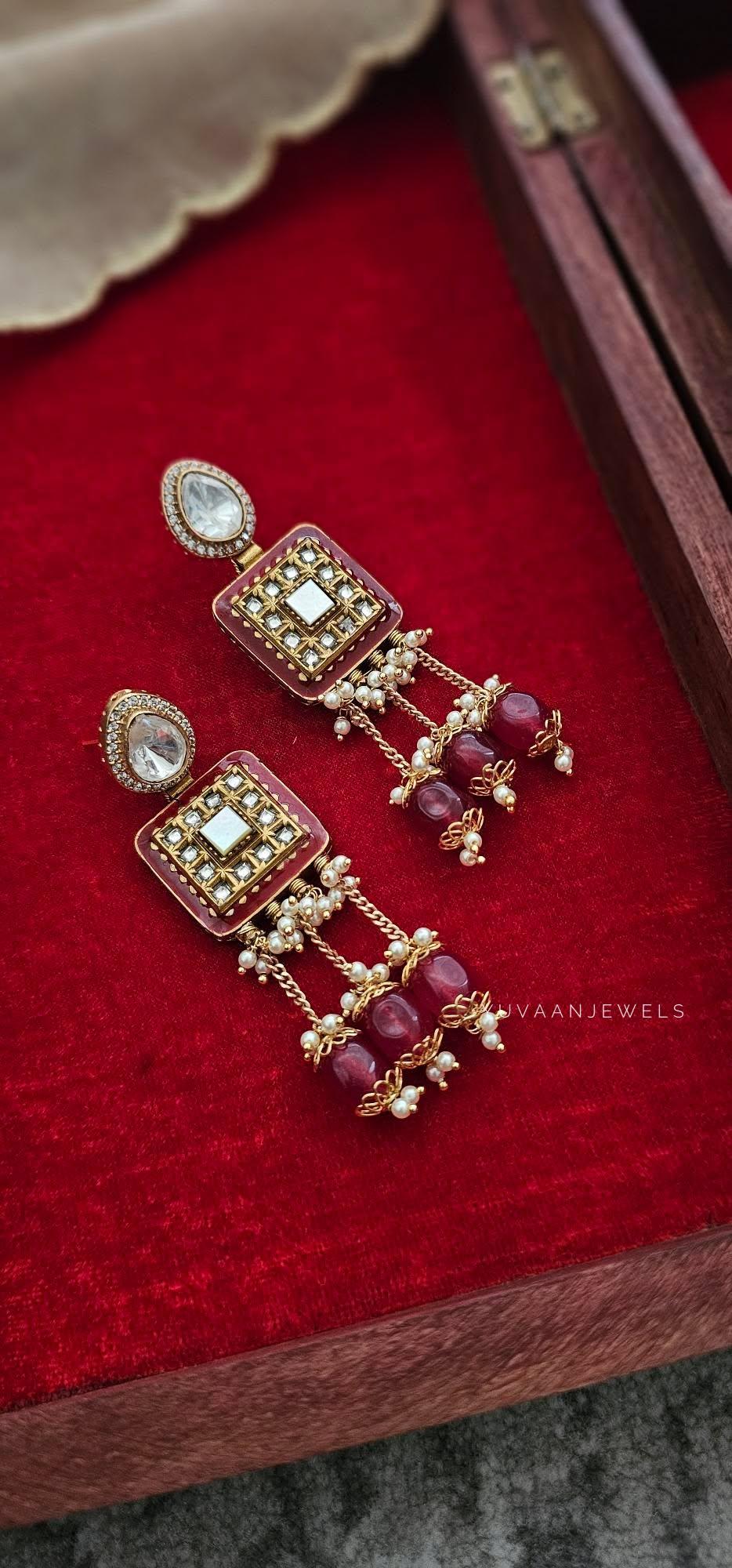 Chitra handcrafted earrings Thumbnail