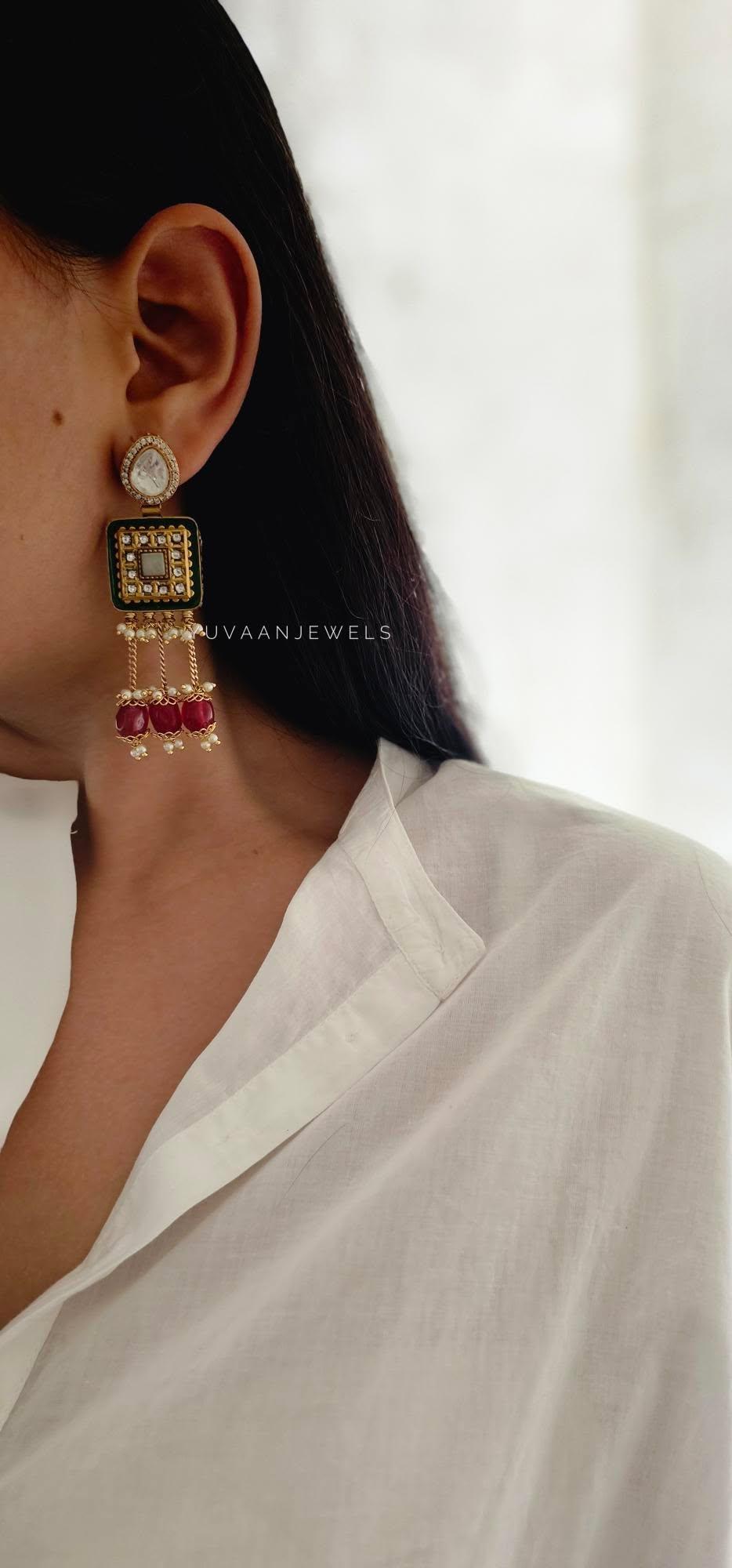Chitra handcrafted earrings Thumbnail