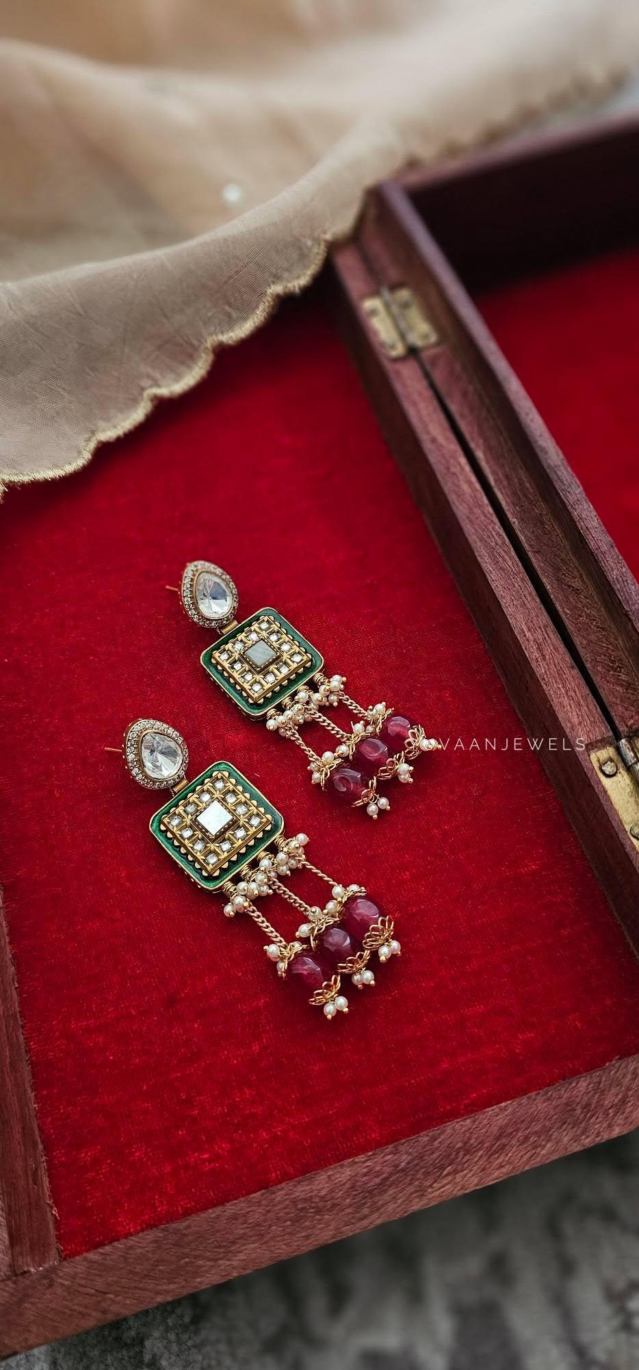 Chitra handcrafted earrings Thumbnail
