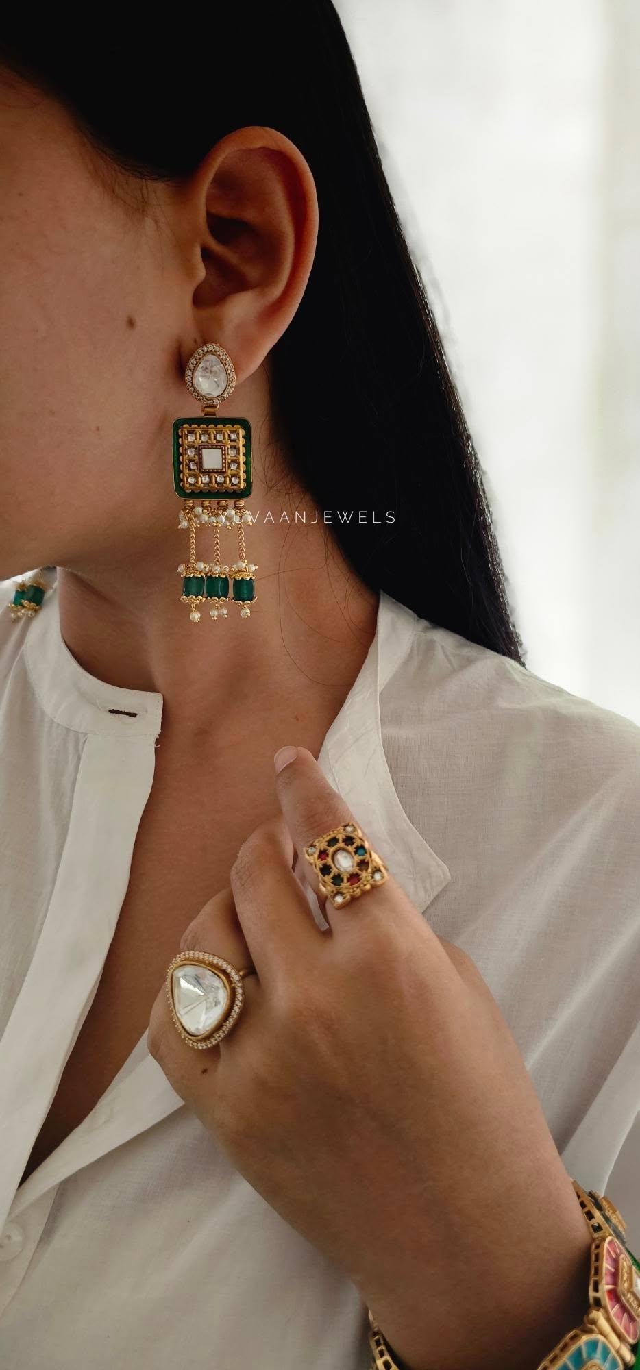 Chitra handcrafted earrings Thumbnail