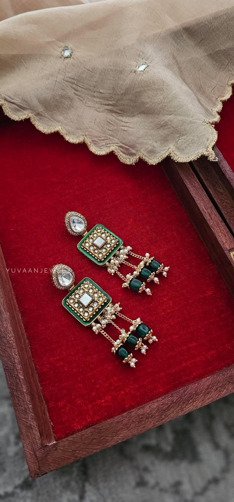 Chitra handcrafted earrings Thumbnail