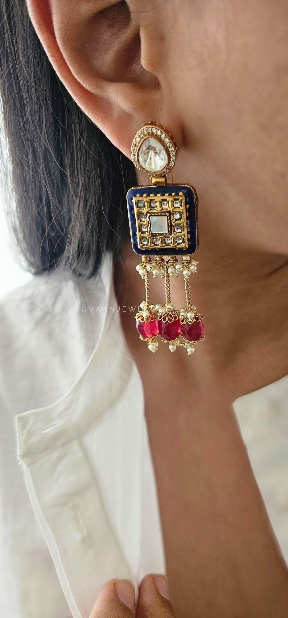 Chitra handcrafted earrings Thumbnail
