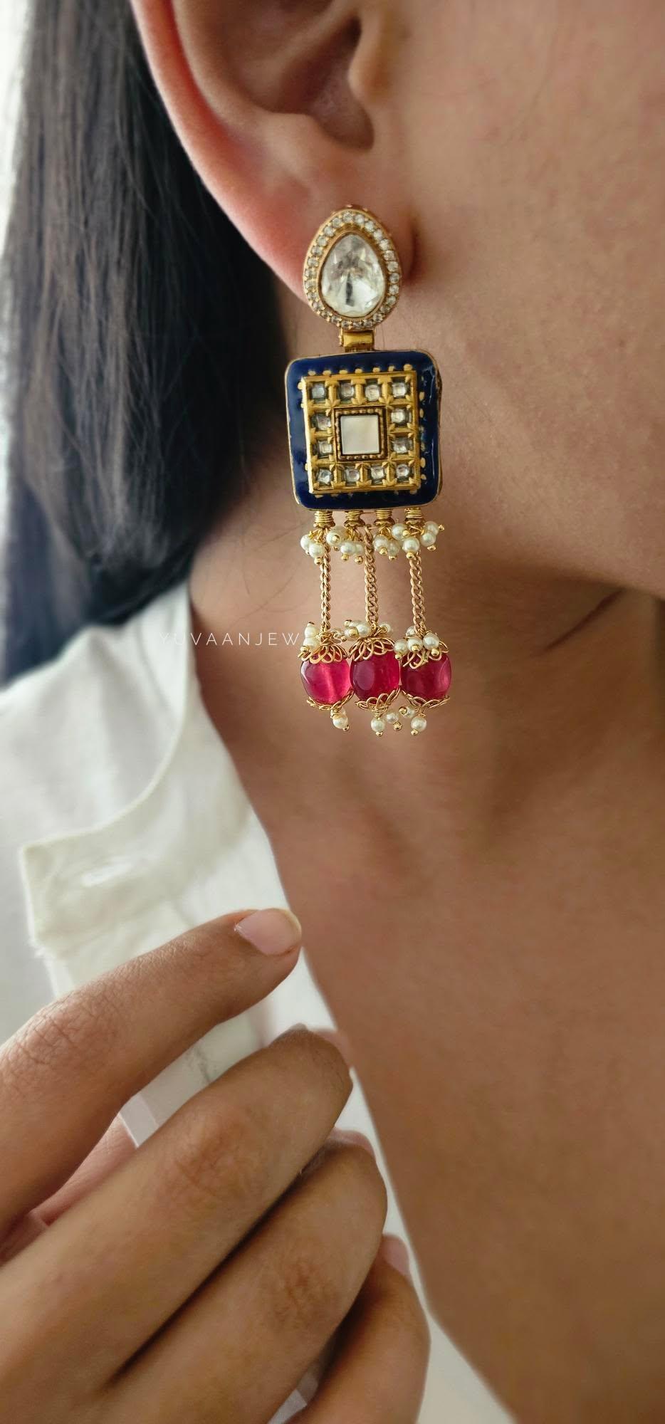 Chitra handcrafted earrings Thumbnail