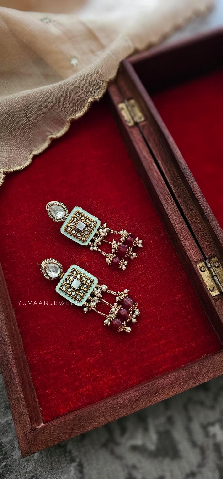 Chitra handcrafted earrings Thumbnail