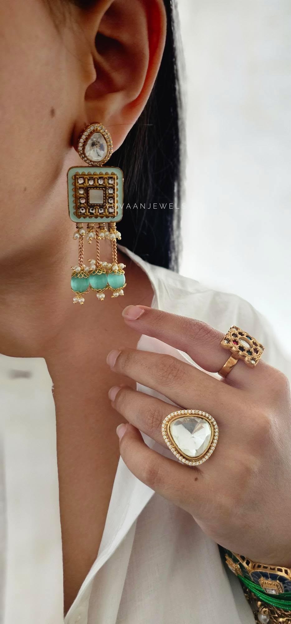 Chitra handcrafted earrings Thumbnail