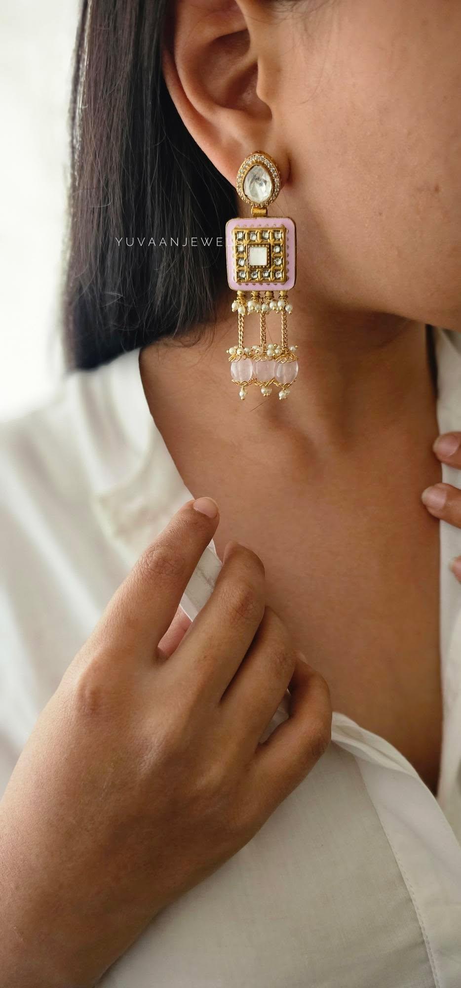 Chitra handcrafted earrings Thumbnail