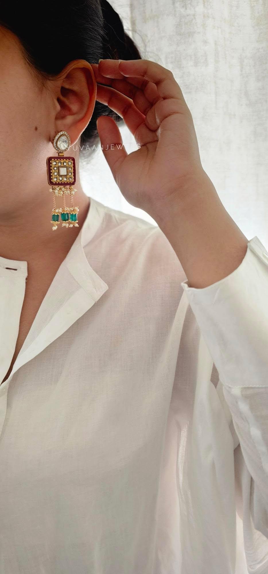 Chitra handcrafted earrings Thumbnail
