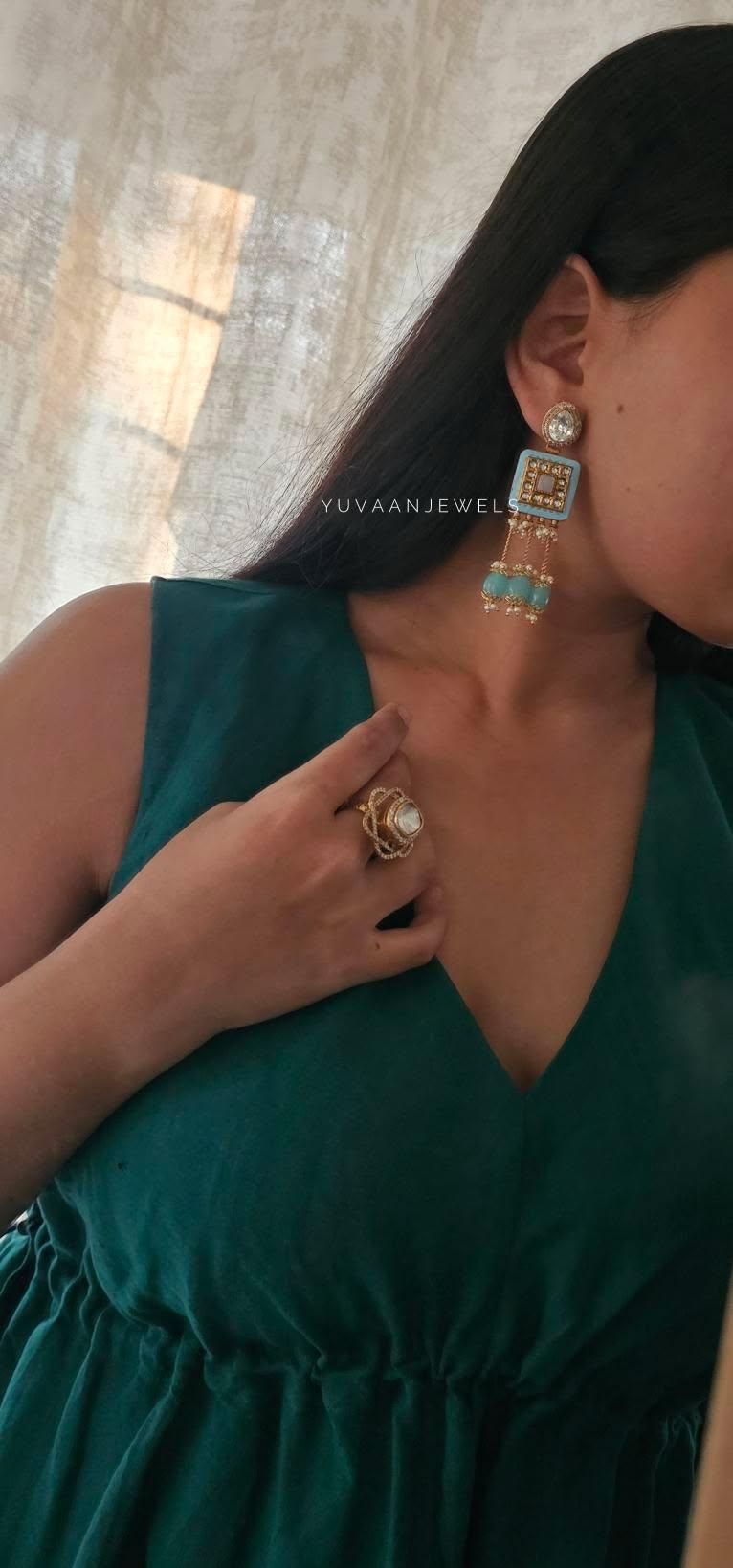 Chitra handcrafted earrings Thumbnail