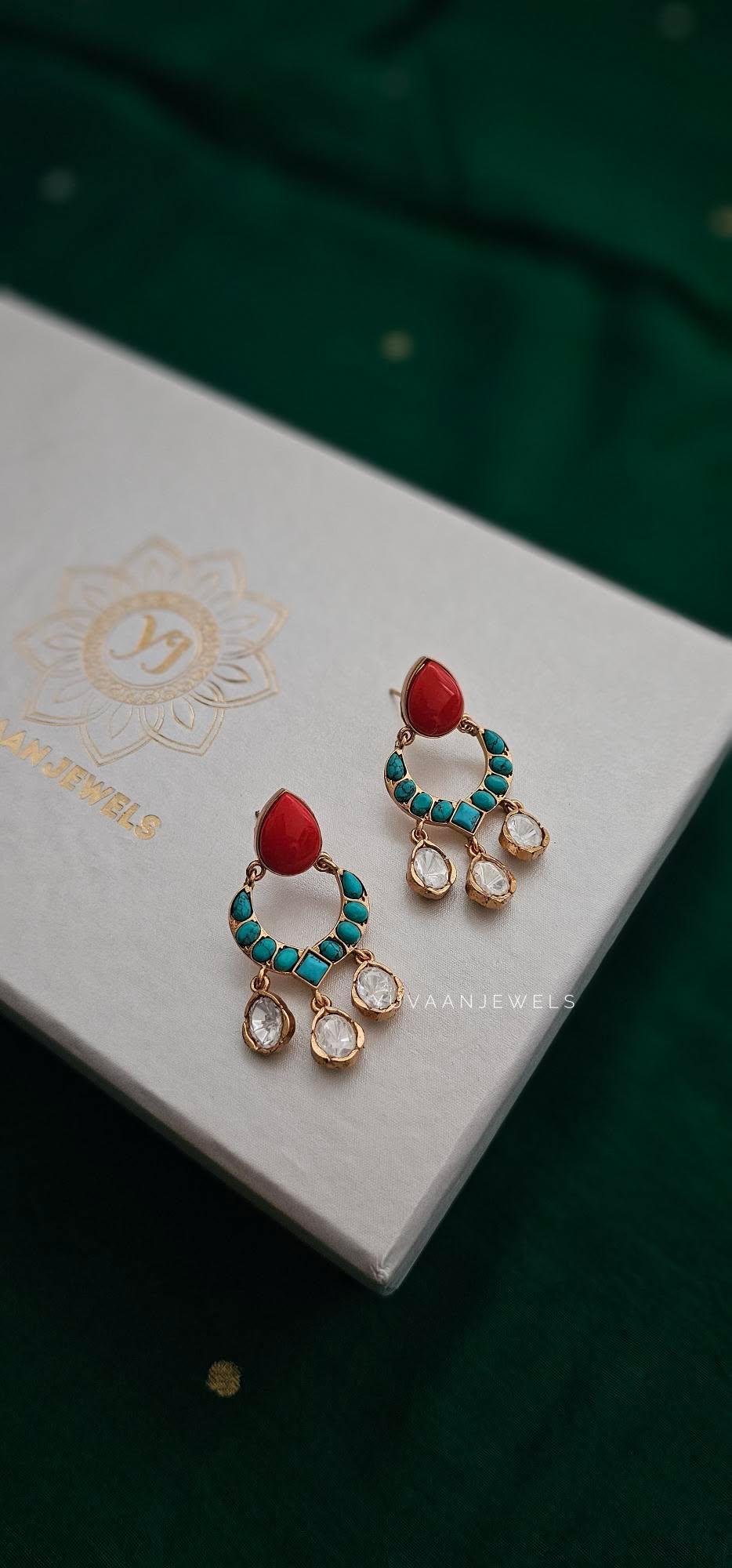 Aria Polki Earrings Thumbnail