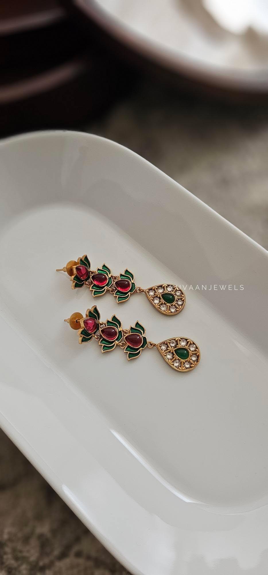 Amal polki earring Thumbnail