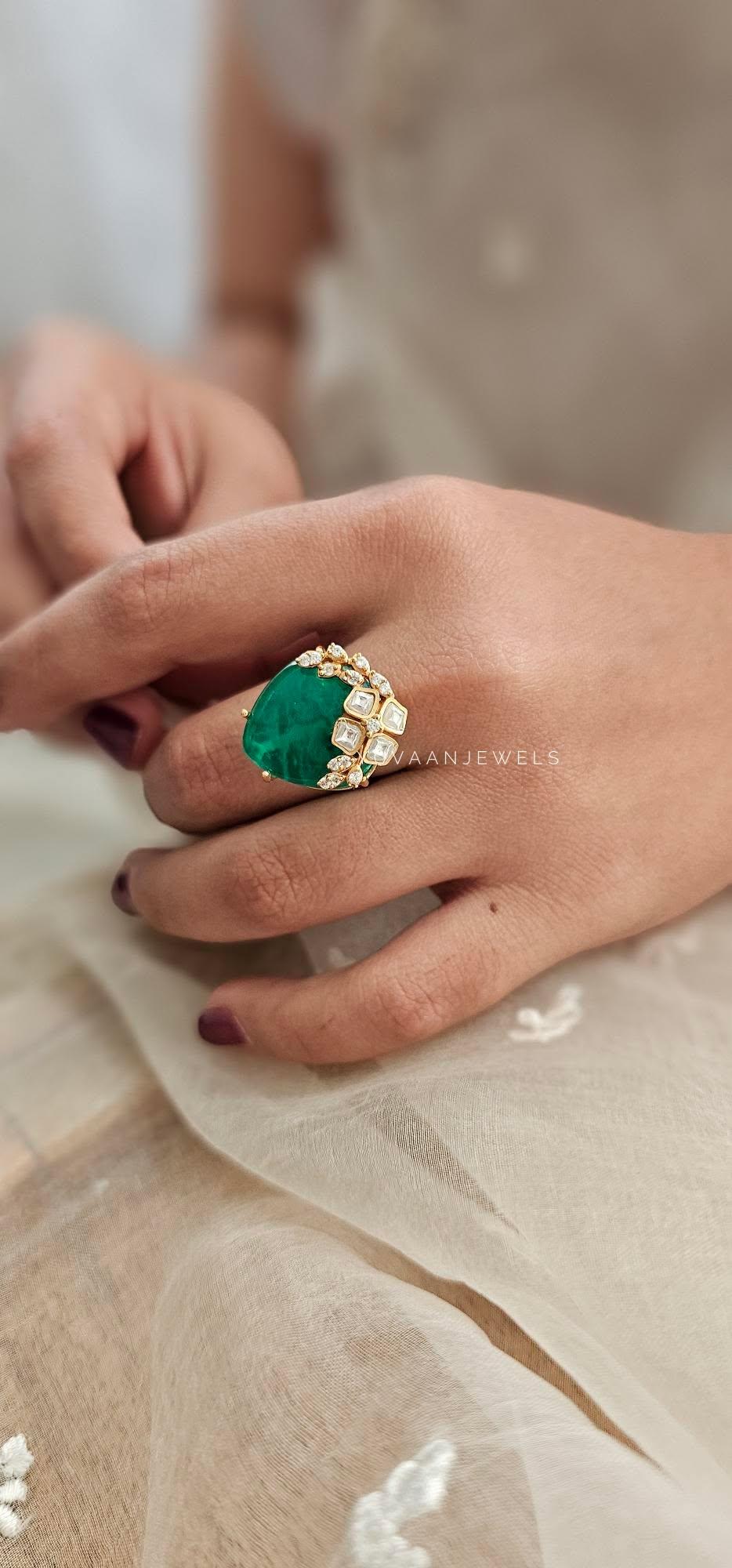 Isra polki ring Thumbnail