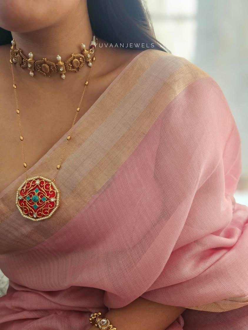 Amaya handcrafted delicate necklace Thumbnail
