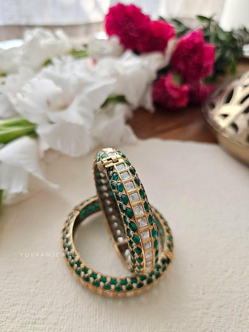 Nami meenakari openable bangles Thumbnail