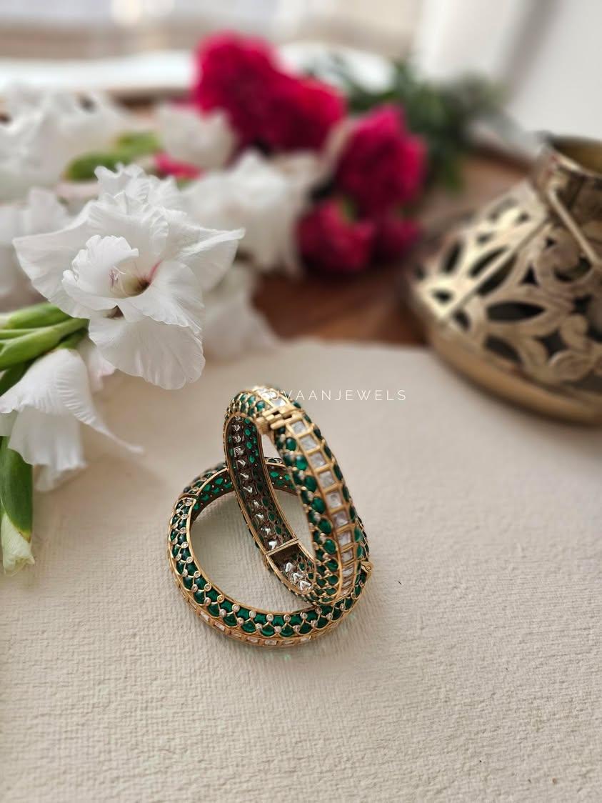 Nami meenakari openable bangles Thumbnail