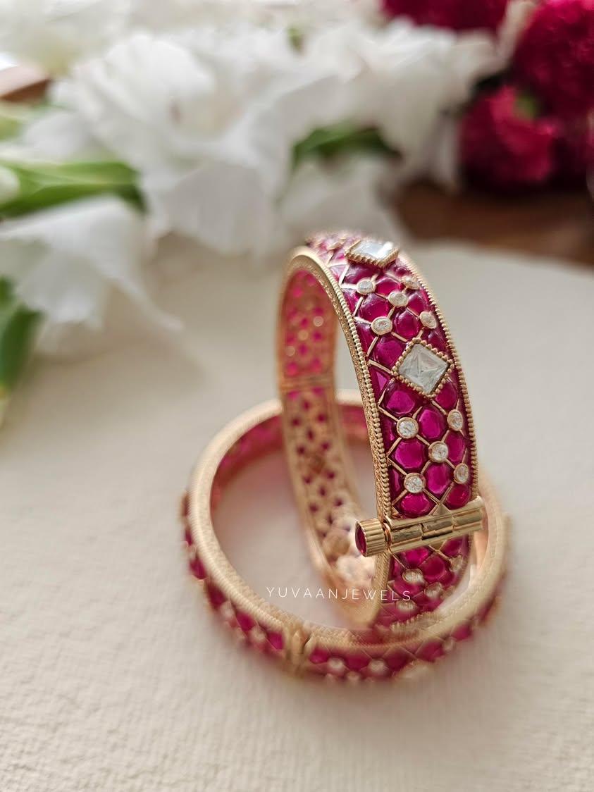 Nysaa meenakari openable bangles Thumbnail