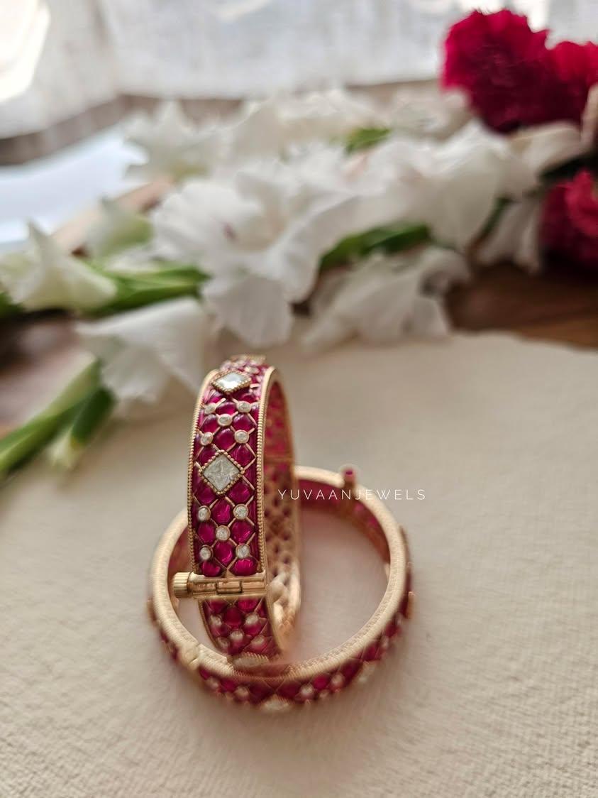 Nysaa meenakari openable bangles Thumbnail