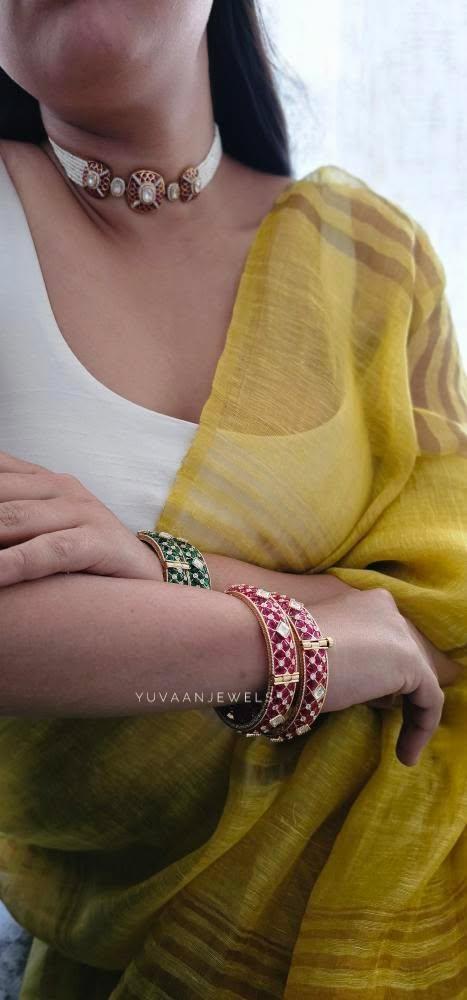 Nysaa meenakari openable bangles Thumbnail