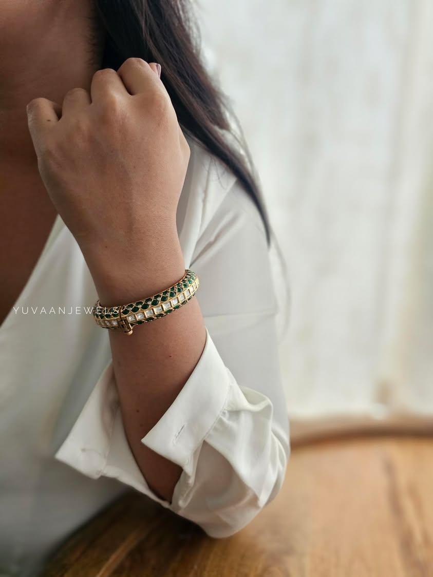 Nami meenakari openable bangles Thumbnail