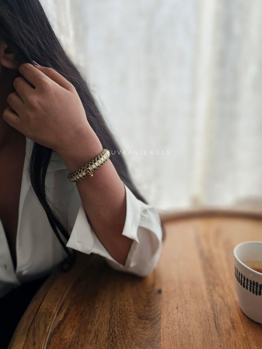 Nami meenakari openable bangles Thumbnail