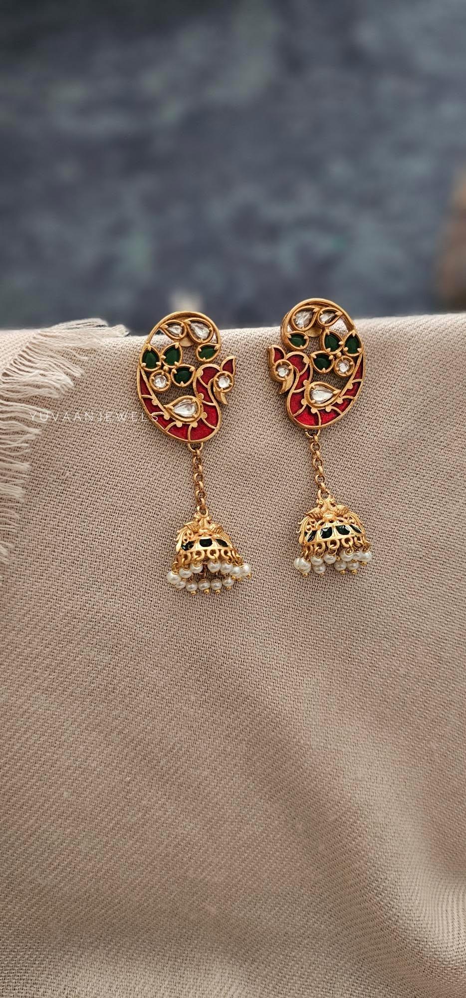 Miyur handcrafted jhumki